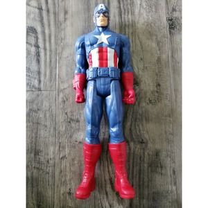 2013 Captain America Figure Only 12" Hasbro Titan Hero Series Avengers Marvel